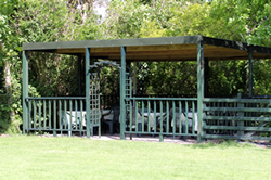 Covered picnic area